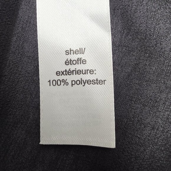 Maurices Shirt Womens 2X Black Sleeveless Button Sheer Leopard Trim Chiffon - Picture 6 of 9